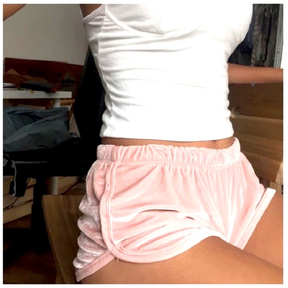 Brandy Melville Pants - Brandy Melville velvet shorts